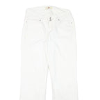 LEVI'S 529 Womens Jeans White Regular Straight Denim W30 L31 Zip Cotton Blend