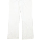 LEVI'S 529 Womens Jeans White Regular Straight Denim W30 L31 Zip Cotton Blend