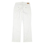 LEVI'S 529 Womens Jeans White Regular Straight Denim W30 L31 Zip Cotton Blend
