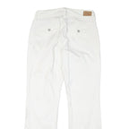 LEVI'S 529 Womens Jeans White Regular Straight Denim W30 L31 Zip Cotton Blend