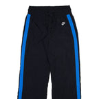 NIKE Mens Track Pants Black Straight XS W26 L29