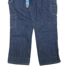 DICKIES Womens Blue Regular Straight Denim Jeans W44 L31 Workwear Zip Closure