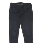 LEVI'S 535 Legging Womens Jeans Black Slim Skinny Denim W30 L30 Stretch