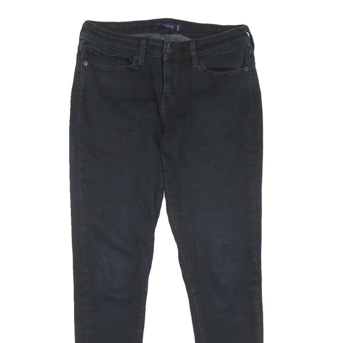 LEVI'S 535 Legging Womens Jeans Black Slim Skinny Denim W30 L30 Stretch