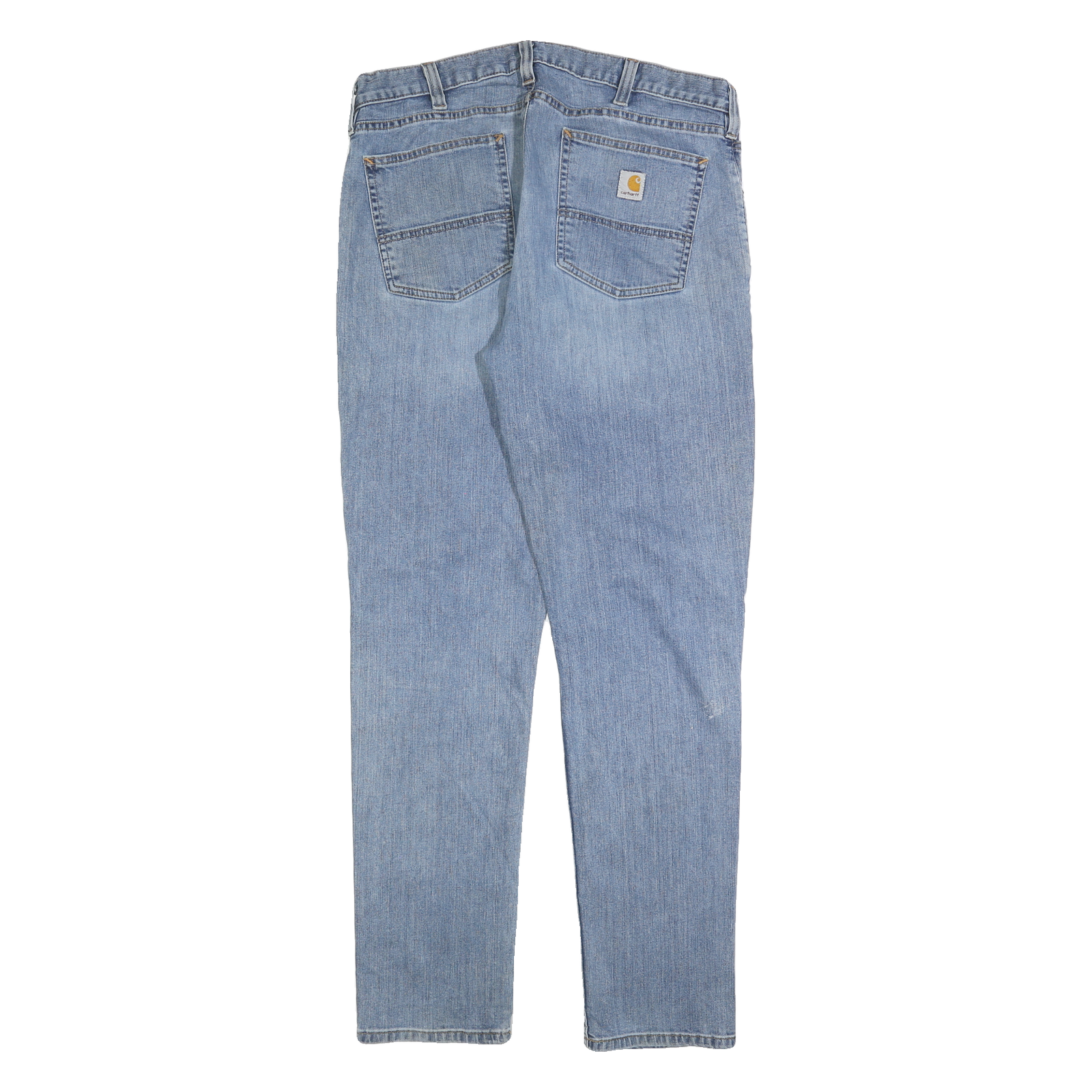 CARHARTT Mens Jeans Blue Relaxed Straight Denim Medium W36 L34 Workwear