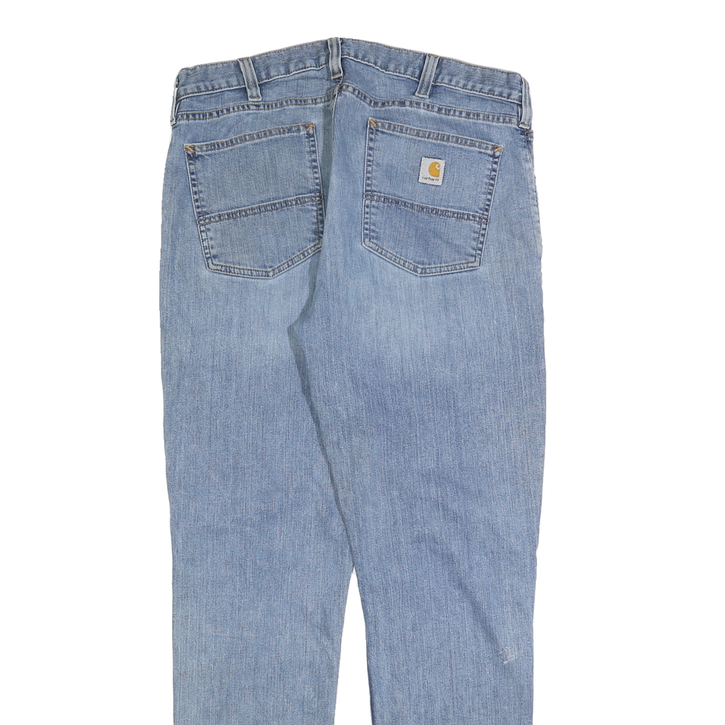 CARHARTT Mens Jeans Blue Relaxed Straight Denim Medium W36 L34 Workwear
