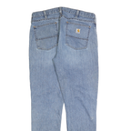 CARHARTT Mens Jeans Blue Relaxed Straight Denim Medium W36 L34 Workwear