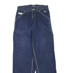 VIBE JEANS Womens Jeans Blue Regular Straight Denim W28 L32 Casual Wear