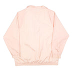 TUDOR COURT Womens Peach Pink Button Jacket L Nylon Plain Lightweight Stylish