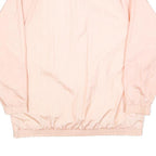 TUDOR COURT Womens Peach Pink Button Jacket L Nylon Plain Lightweight Stylish