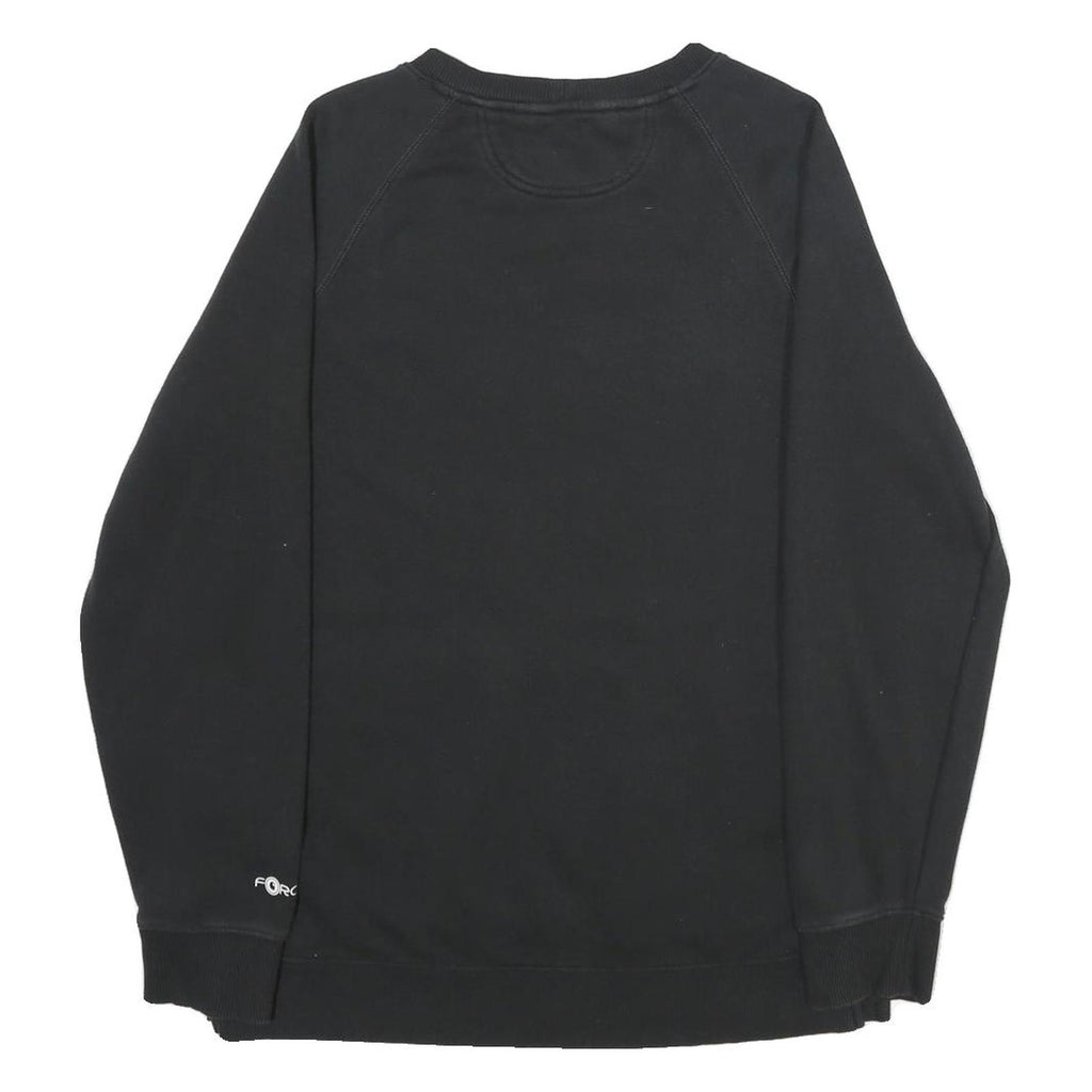 CARHARTT Womens Black Cotton Blend Crew Neck Sweatshirt M Relaxed Fit