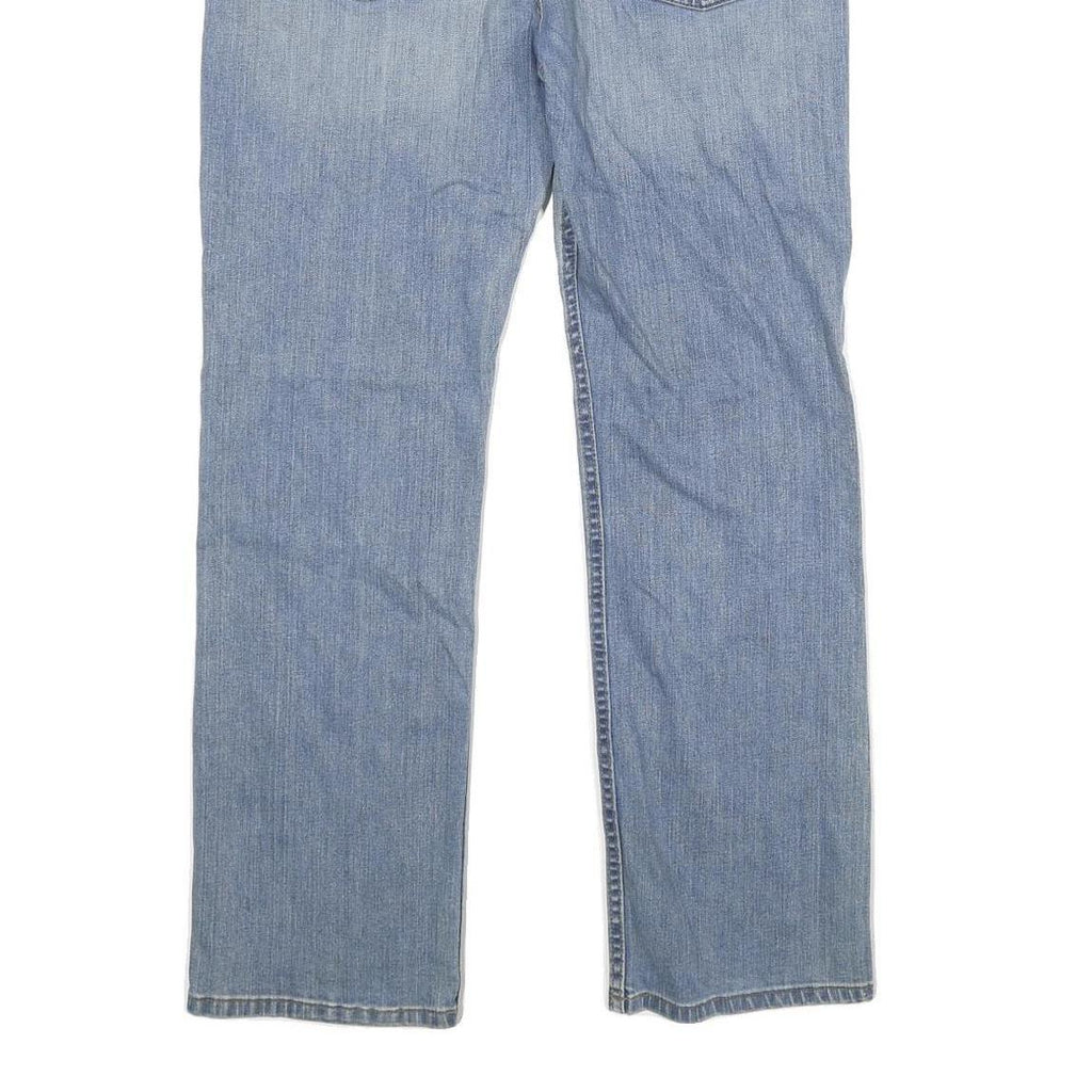 CARHARTT Mens Relaxed Fit Light Blue Denim Jeans W33 L30 Casual Cotton Blend Zip