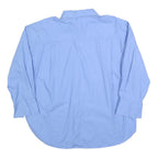 ZARA Womens Blue Basic Shirt Long Sleeve Collared Plain S Cotton Blend