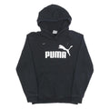 PUMA Mens Black Hoodie XS Cotton Blend Pullover Sportswear