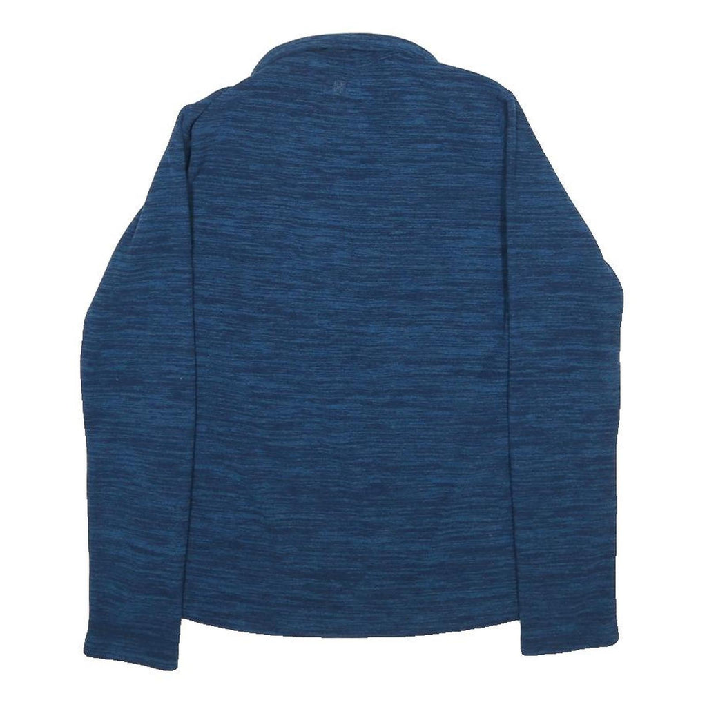 MOUNTAIN WAREHOUSE Womens Blue Patterned Jumper Pullover Crew Neck Basic Knit UK