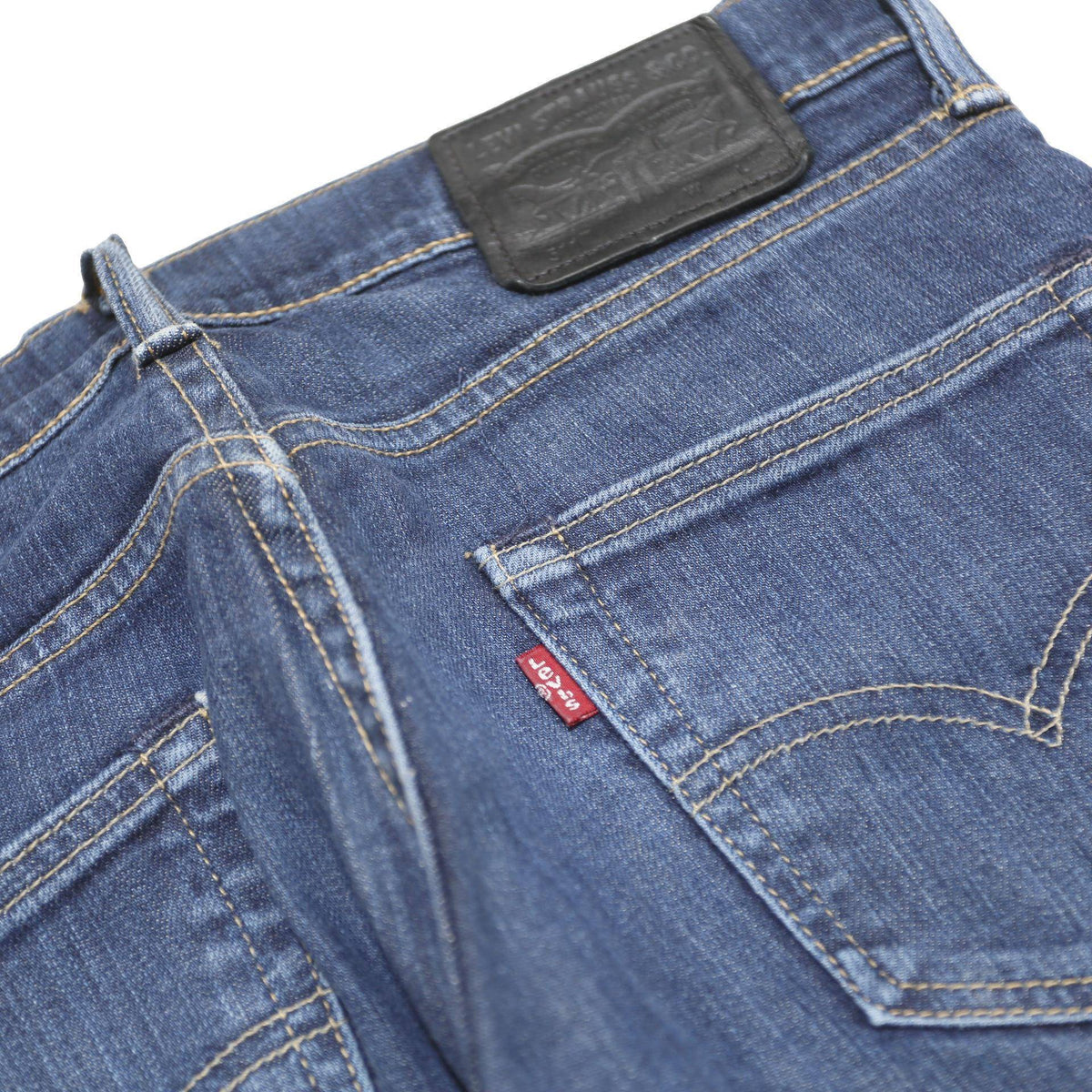LEVI'S Mens 511 Slim Jeans Blue Slim Skinny Denim Medium W30 L32 Zip Cotton