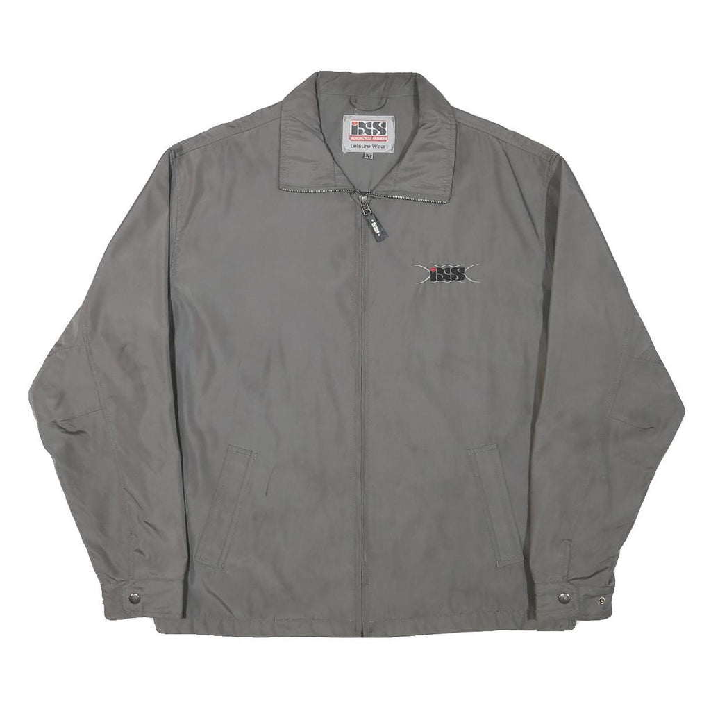 IXS Mens Grey Leisure Wear Jacket M Polyester Blend Zip Casual Style