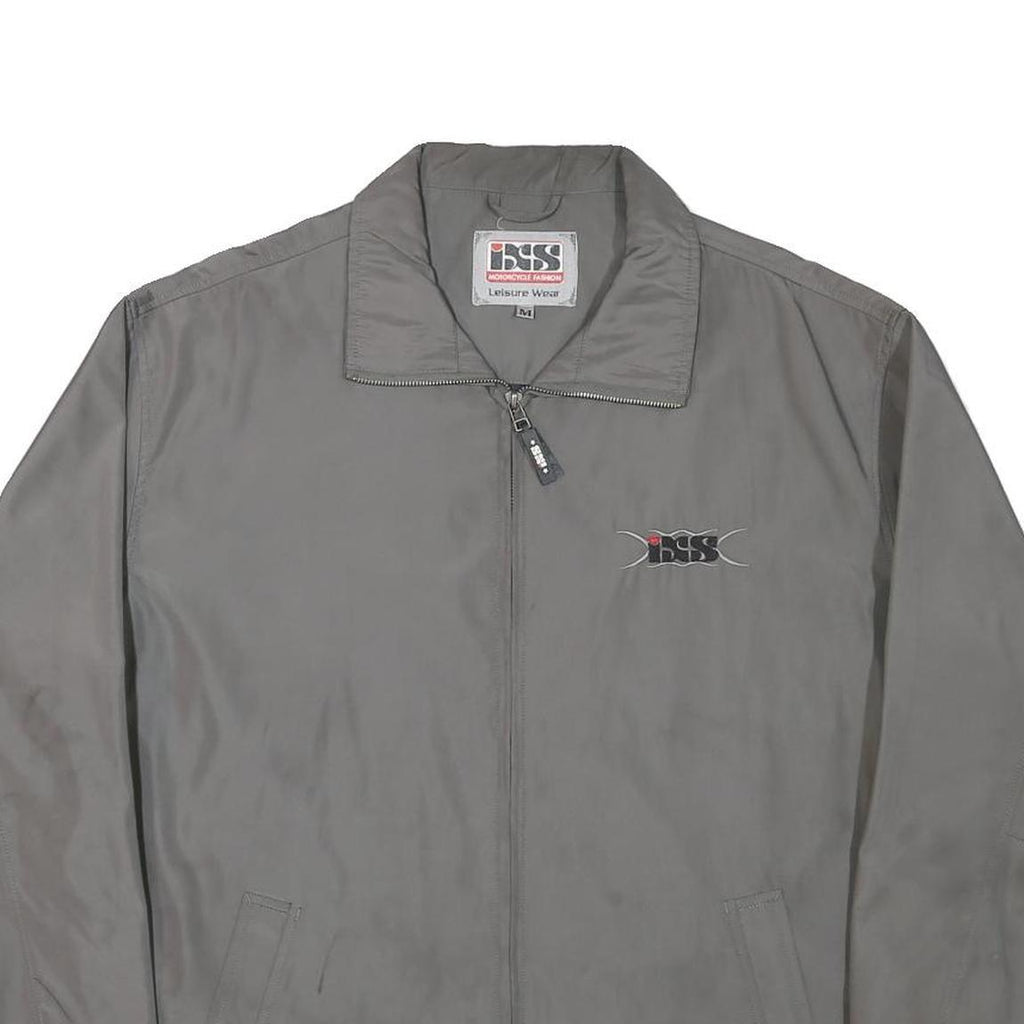 IXS Mens Grey Leisure Wear Jacket M Polyester Blend Zip Casual Style