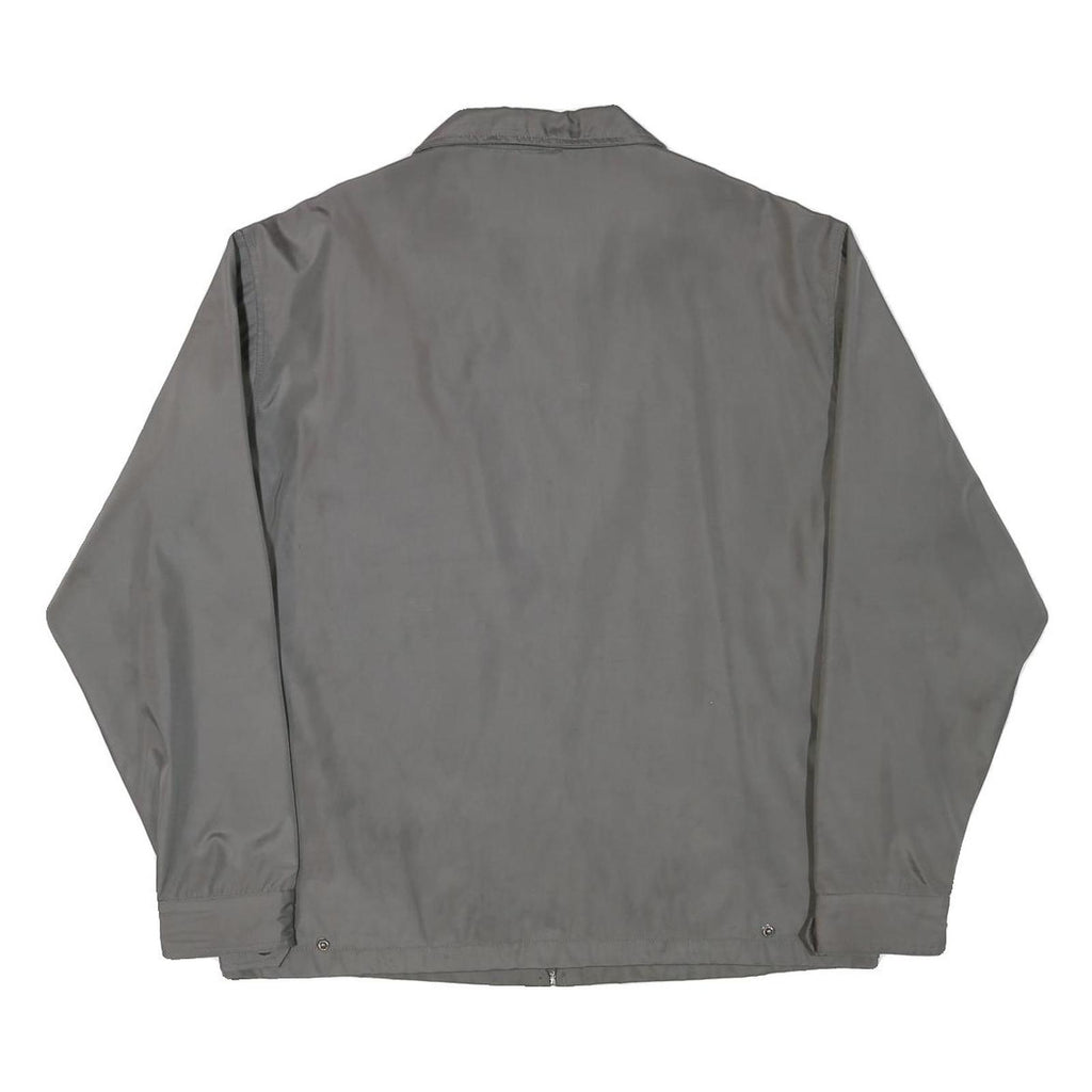 IXS Mens Grey Leisure Wear Jacket M Polyester Blend Zip Casual Style