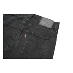 LEVI'S Mens Black Slim 512 Tapered Denim Jeans W28 L29 Cotton Blend Zip