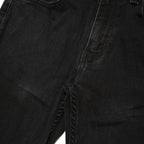 LEVI'S Mens Black Slim 512 Tapered Denim Jeans W28 L29 Cotton Blend Zip