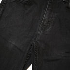 LEVI'S Mens Black Slim 512 Tapered Denim Jeans W28 L29 Cotton Blend Zip