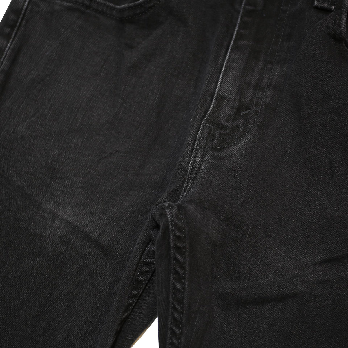 LEVI'S Mens Black Slim 512 Tapered Denim Jeans W28 L29 Cotton Blend Zip