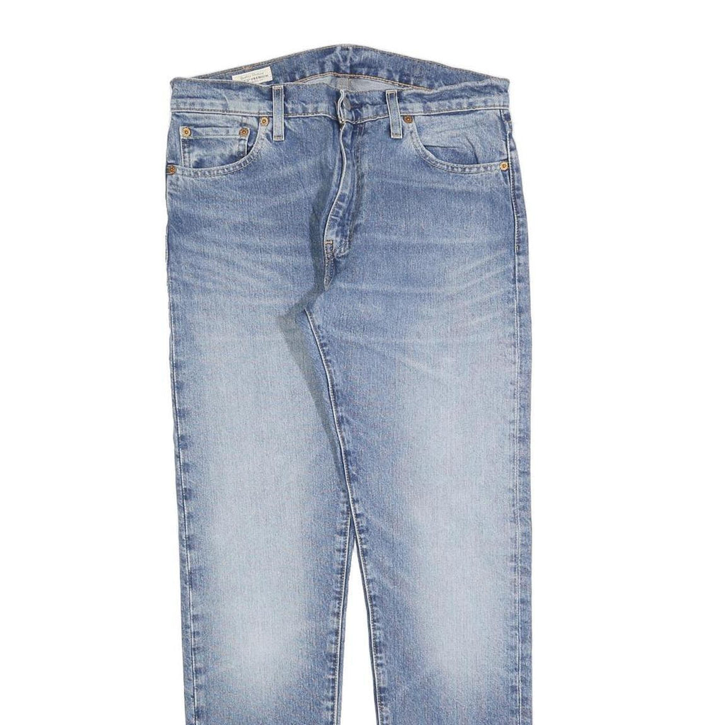 LEVI'S 512 BIG E Mens Slim Denim Light Blue Jeans W30 L32 Classic Zip Closure