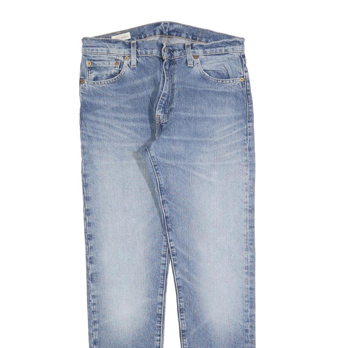 LEVI'S 512 BIG E Mens Slim Denim Light Blue Jeans W30 L32 Classic Zip Closure