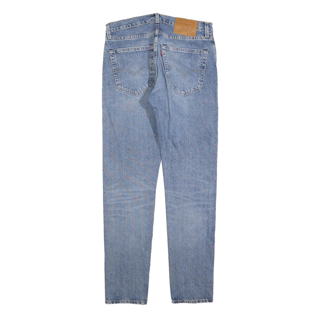 LEVI'S 512 BIG E Mens Slim Denim Light Blue Jeans W30 L32 Classic Zip Closure