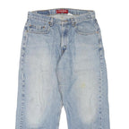 LEVI'S 569 Mens Jeans Blue Loose Straight Denim Light W32 L27 Button Closure