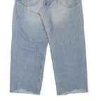 LEVI'S 569 Mens Jeans Blue Loose Straight Denim Light W32 L27 Button Closure