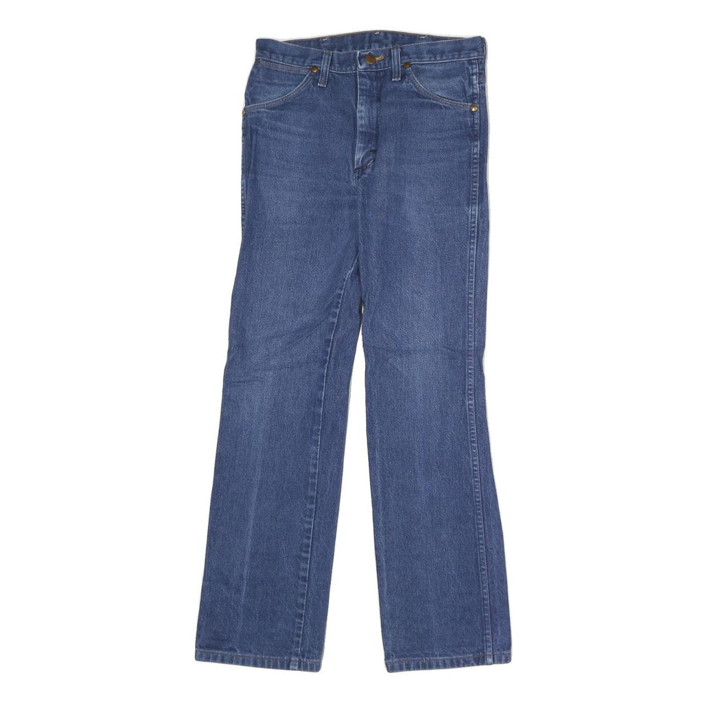 WRANGLER Mens Slim Blue Denim Slim Jeans W30 L31 Classic Style Zip Closure