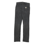 CARHARTT Mens Jeans Black Relaxed Straight Denim Medium W31 L34 Workwear