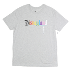 DISNEY Womens Grey Disneyland Resort Graphic T-Shirt M Short Sleeve Crew Neck