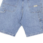 WRANGLER Mens Denim Blue Casual Shorts M W32 Cotton Blend Workwear Style