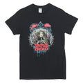 GILDAN Womens Black Dance With The Dead Graphic T-Shirt S Short Sleeve Crew Neck