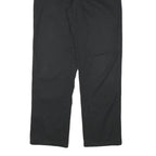 DICKIES Mens Regular Black Cotton Blend Zip Trousers W31 L31 Durable Workwear