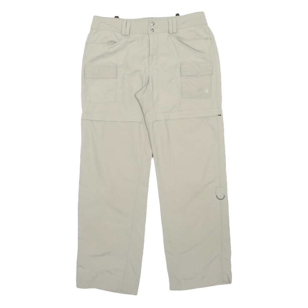 THE NORTH FACE Womens Beige Polyester Blend Regular Straight Trousers W30 L28