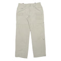THE NORTH FACE Womens Beige Polyester Blend Regular Straight Trousers W30 L28