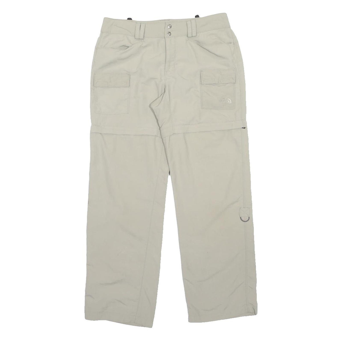 THE NORTH FACE Womens Beige Polyester Blend Regular Straight Trousers W30 L28