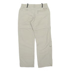 THE NORTH FACE Womens Beige Polyester Blend Regular Straight Trousers W30 L28