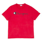 CHAMPION Mens T-Shirt Red M
