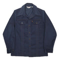 LEVI'S Panatela Mens Blue Plain Shirt L Button Detail Cotton Blend Casual