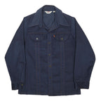 LEVI'S Panatela Mens Blue Plain Shirt L Button Detail Cotton Blend Casual