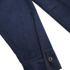 LEVI'S Panatela Mens Blue Plain Shirt L Button Detail Cotton Blend Casual