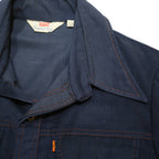 LEVI'S Panatela Mens Blue Plain Shirt L Button Detail Cotton Blend Casual
