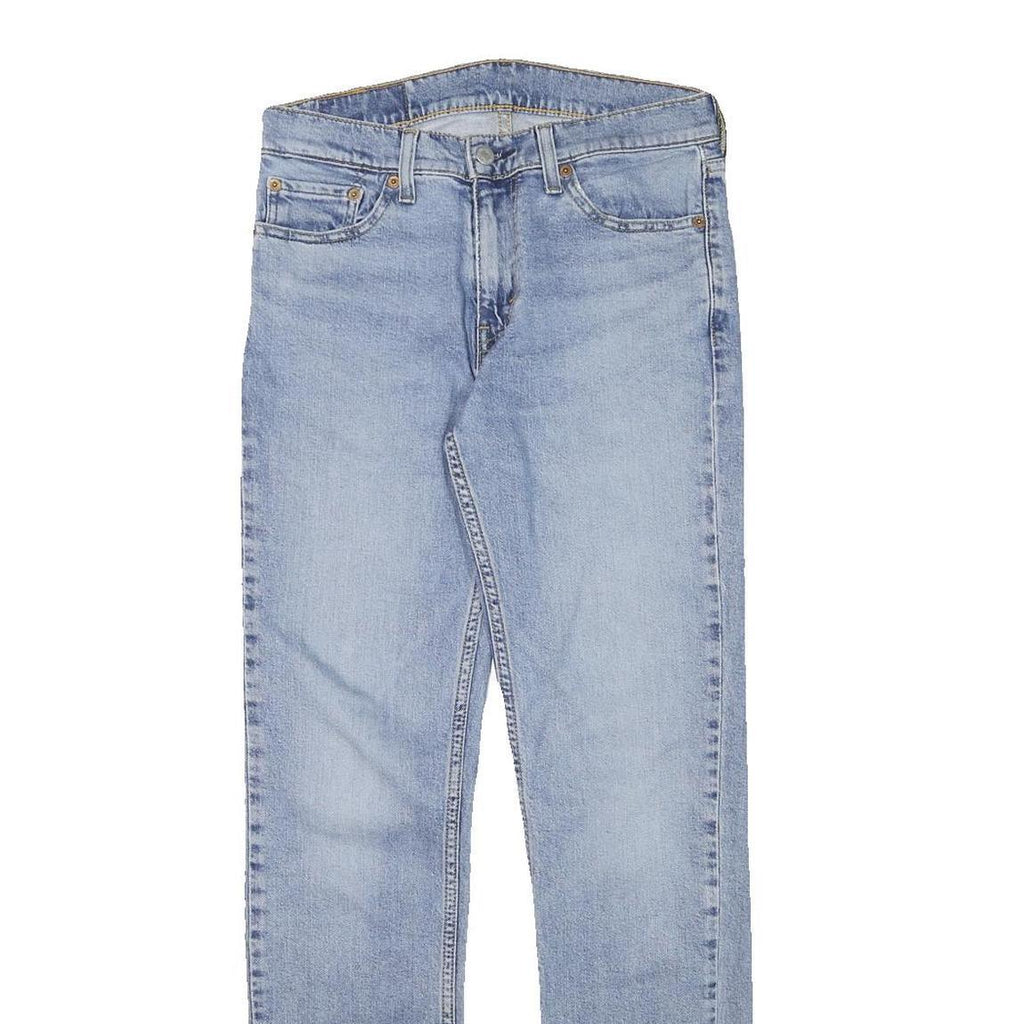 LEVI'S 511 Mens Slim Blue Denim Light Wash W29 L32 Slim Fit Zip Jeans