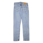 LEVI'S 511 Mens Slim Blue Denim Light Wash W29 L32 Slim Fit Zip Jeans