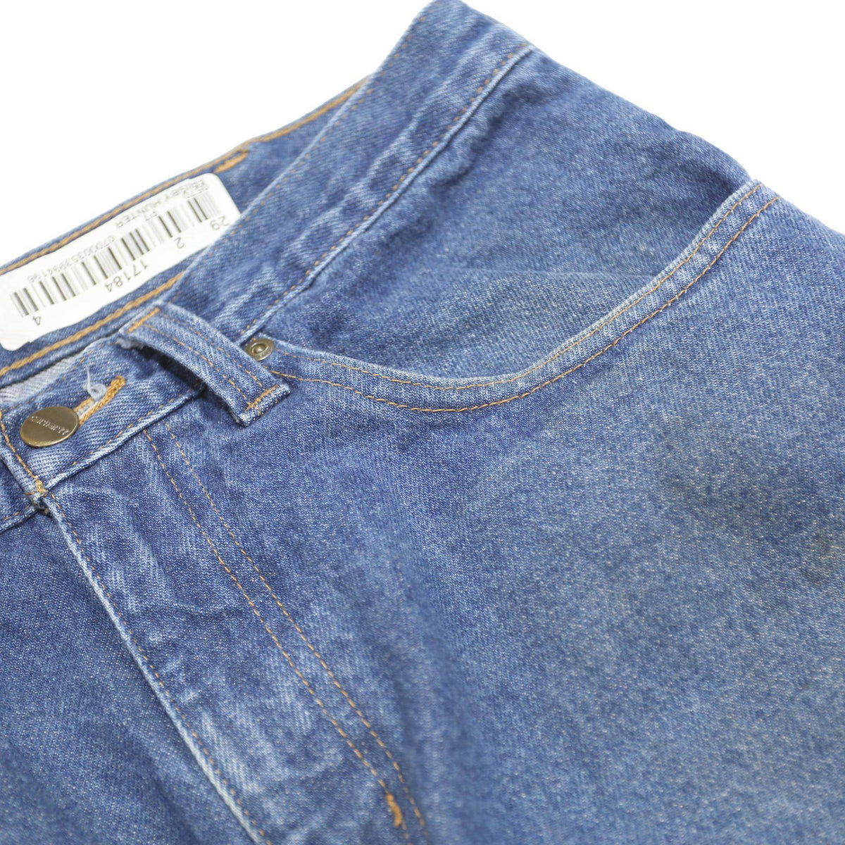 CARHARTT Mens Jeans Blue Relaxed Straight Denim Medium Wash W30 L32 Workwear
